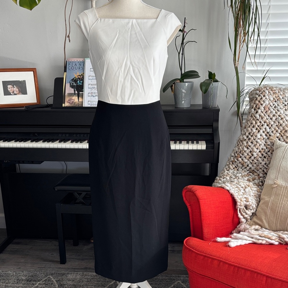 Ted Baker London Black and White Pencil Skirt dress size 1